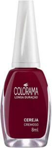 Esmalte vermelho cereja Colorama