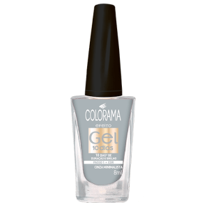 Esmalte cinza minimalista Colorama